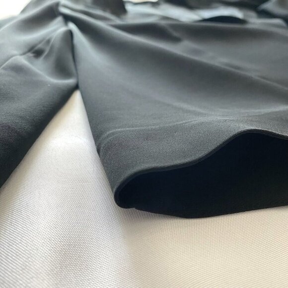 RIANI BLACK FLOWY OPEN BLAZER WITH POINTED COLLAR - 12 - Picture 10 of 11